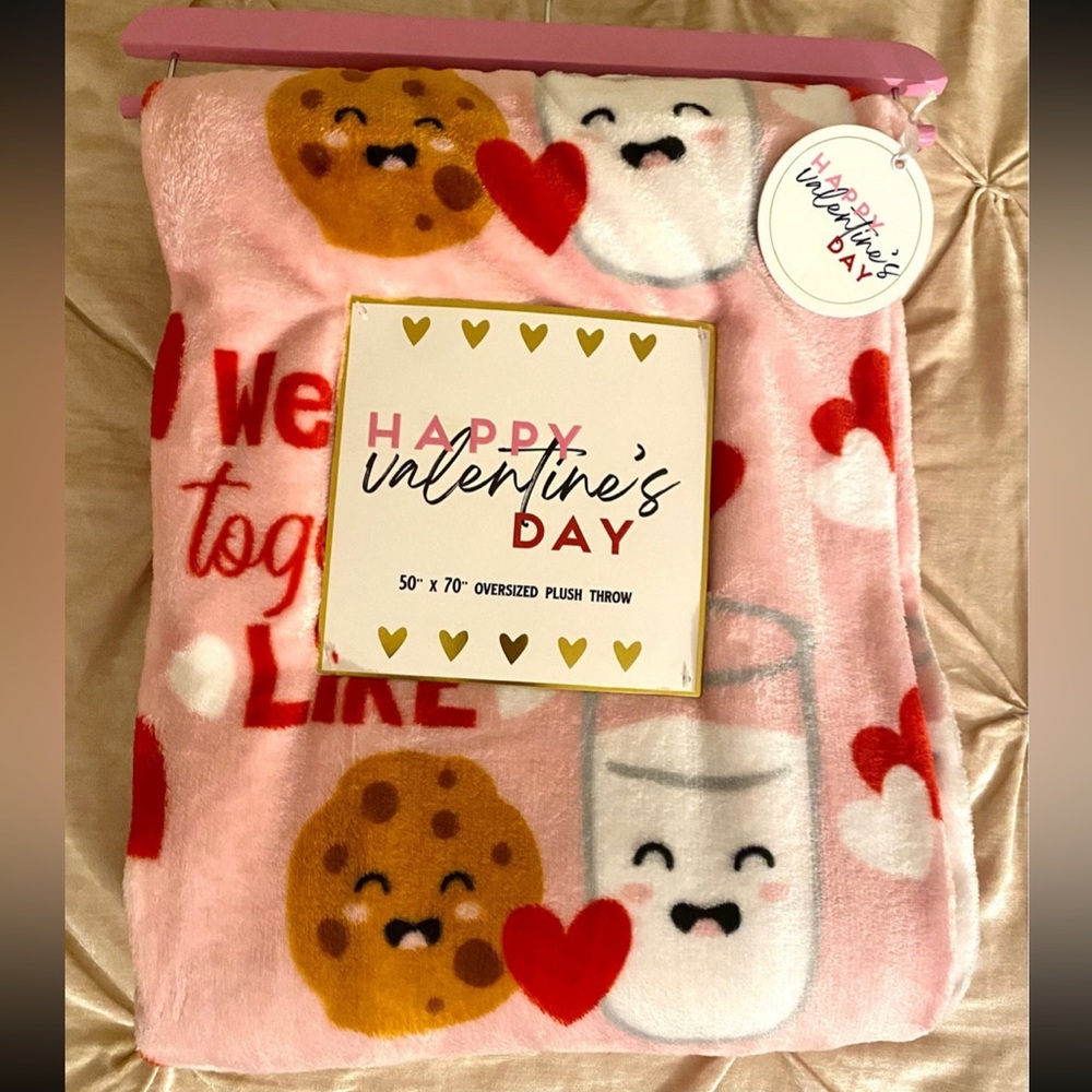“We Go Together Like Cookies and Milk” Throw Blanket